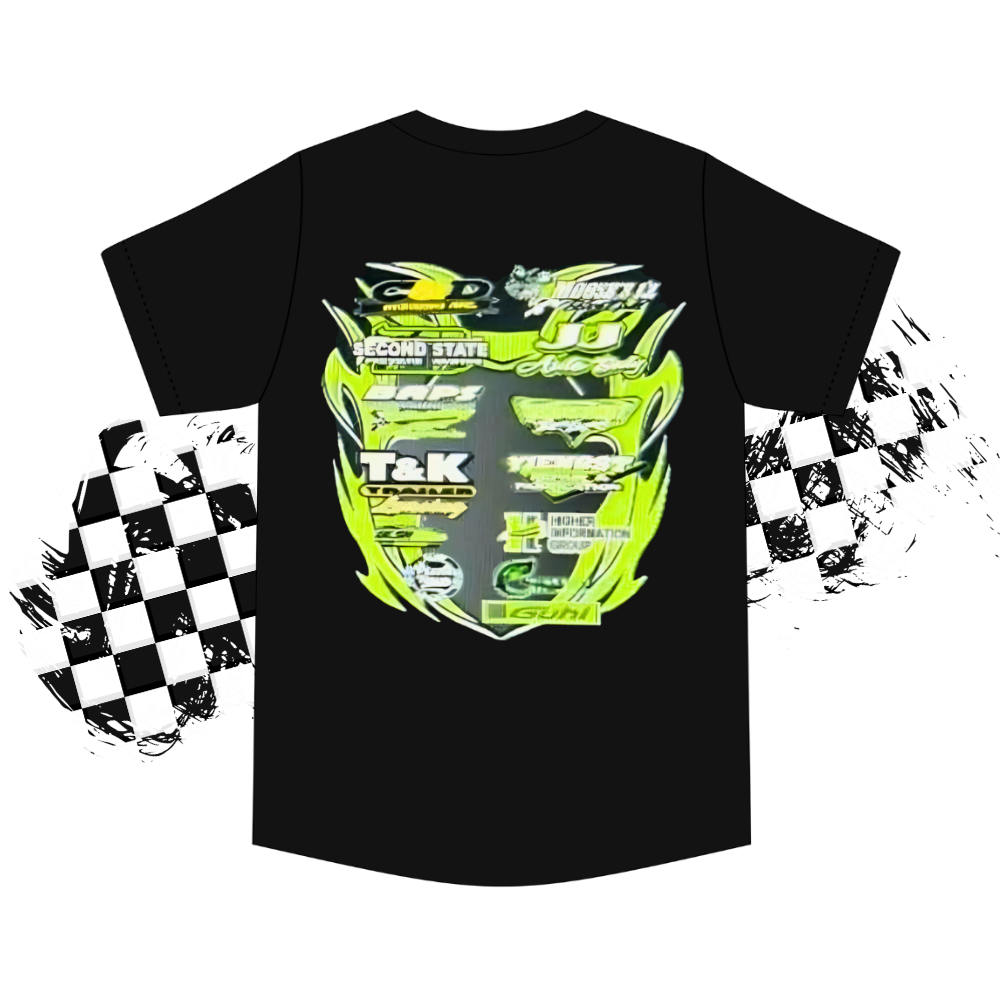 chase schott racing tshirt back